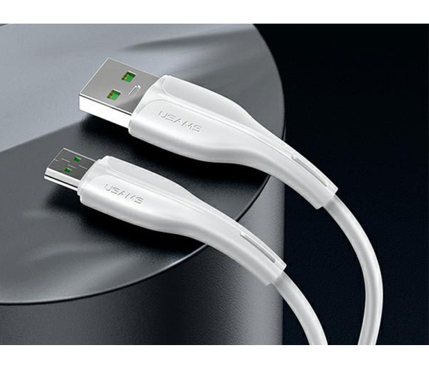 USAMS Kabel U38 microUSB 4A Fast Chargefor OPPO 1m biały - 1569058 - zdjęcie 3